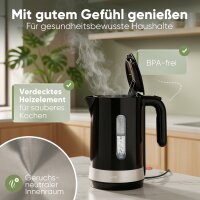 PROFI COOK Bouilloire WK 3840, sans fil, 1,8 L, blanc