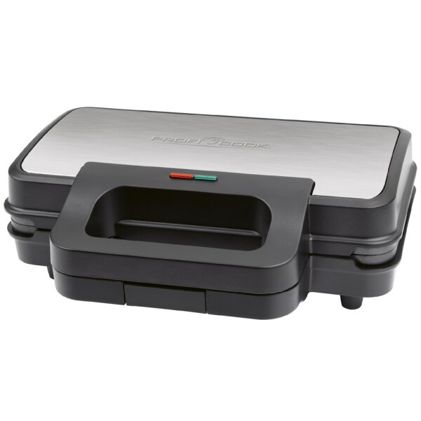 PROFI COOK Appareil à croque-monsieur PC-ST 1315, inox/noir