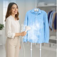 CLATRONIC Textil-Dampfglätter TDC 3809, weiss silber