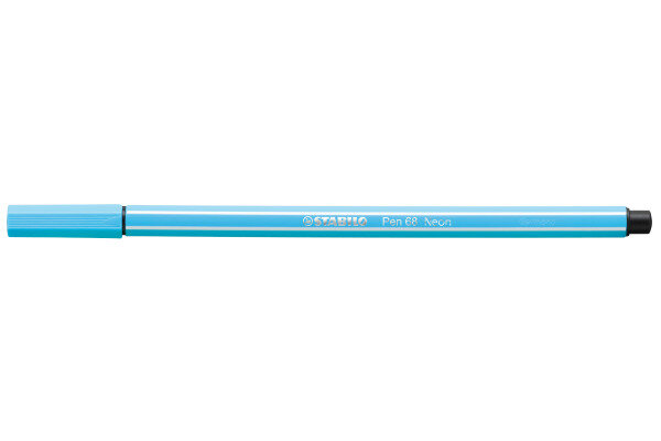 STABILO Stylo Fibre Pen 68 1mm 68/031 bleu néon