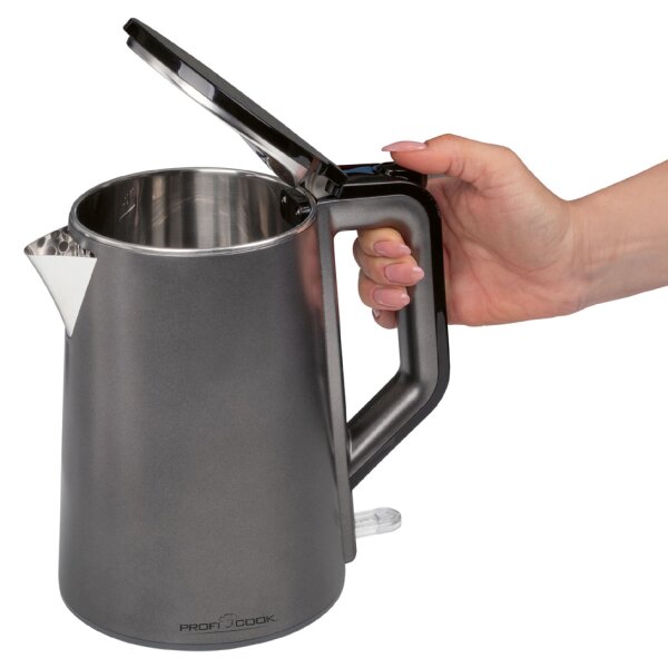 PROFI COOK Bouilloire PC-WK 1290, 1,5 litre, graphite