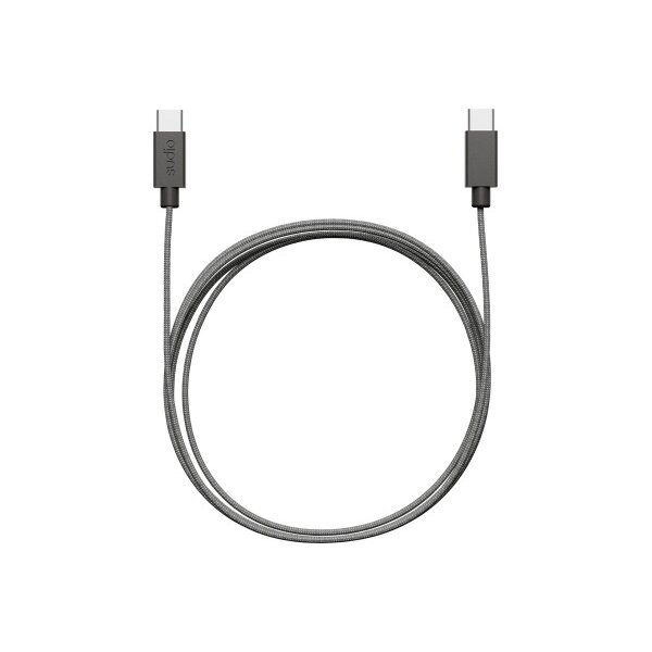 SUDIO USB-C - USB-C charging cable C1CBLK C1-C, Black, 1.8m