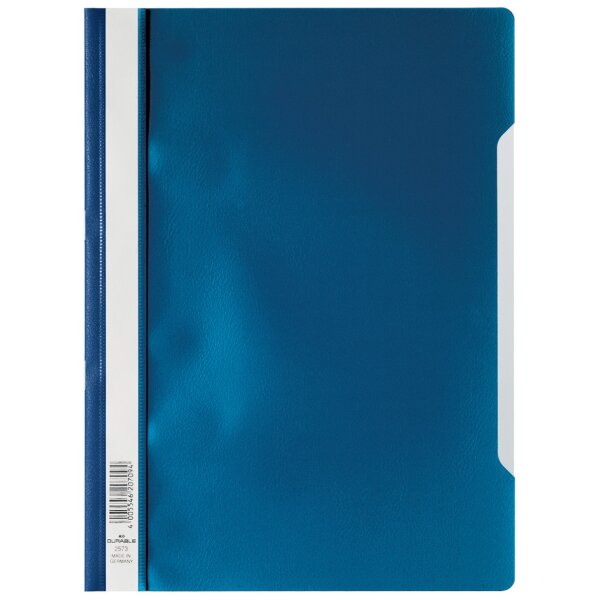 DURABLE Schnellhefter, DIN A4, aus PP-Folie, dunkelblau