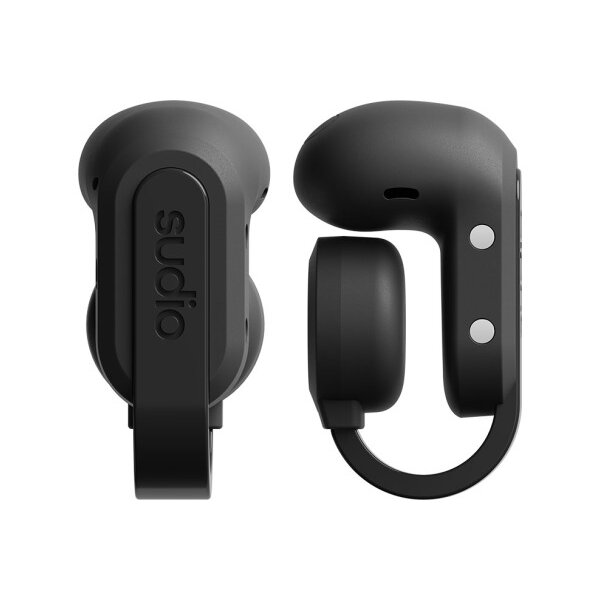 SUDIO Clip-On Earbuds B3BLK B3, Black, Wireless