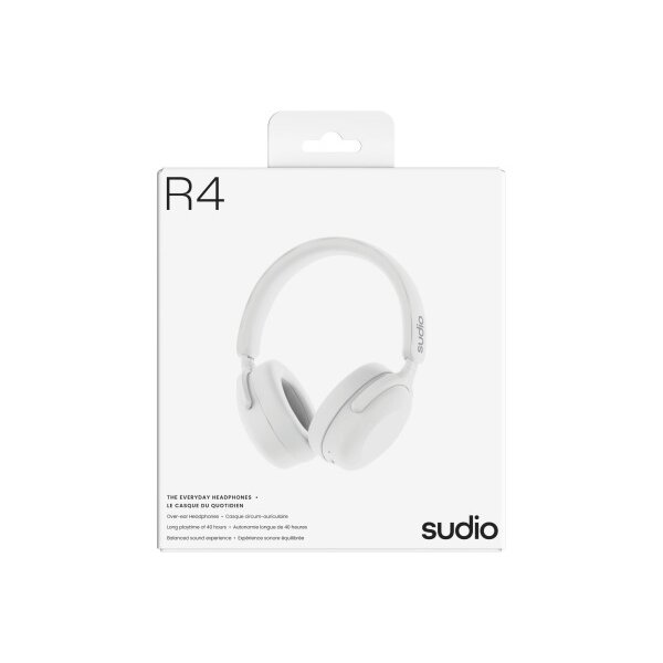 SUDIO Over-ear Headphones R4WHT R4, White, Wireless