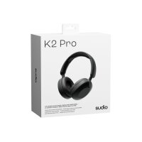 SUDIO Over-ear ANC Headphones K2PROBLK K2 Pro, Black, Wireless