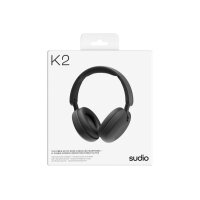 SUDIO Over-ear ANC Headphones K2BLK K2, Black, Wireless