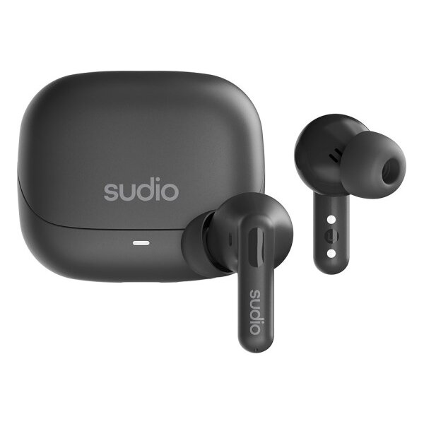 SUDIO Noise Cancelling Earbuds C8BLK C8, Black, Wireless
