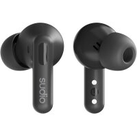 SUDIO Noise Cancelling Earbuds C8BLK C8, Black, Wireless