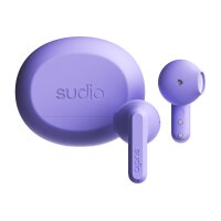 SUDIO Wireless Earbuds A3PUR A3, Purple