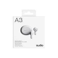 SUDIO Wireless Earbuds A3WHT A3, White