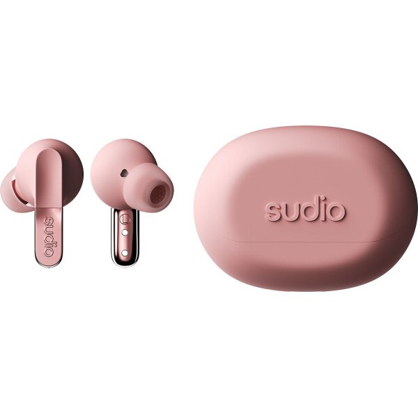 SUDIO Noise Cancelling Earbuds N3PROPNK N3 Pro Pink, Wireless