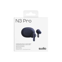 SUDIO Noise Cancelling Earbuds N3PROBLU N3 Pro Blue, Wireless