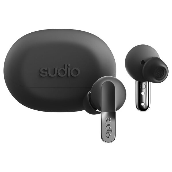SUDIO Noise Cancelling Earbuds N3PROBLK N3 Pro, Black, Wireless