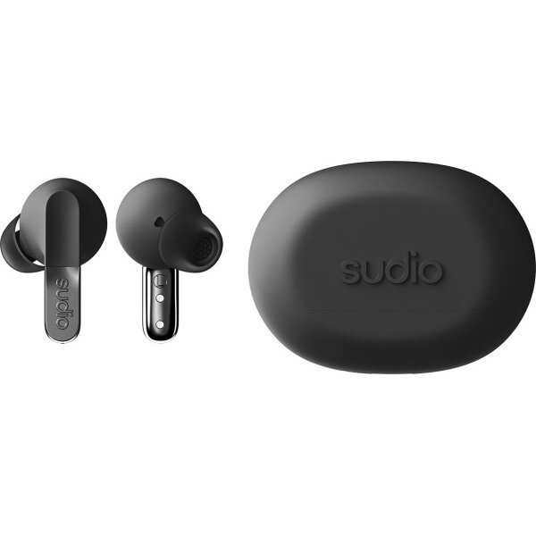 SUDIO Noise Cancelling Earbuds N3PROBLK N3 Pro, Black, Wireless