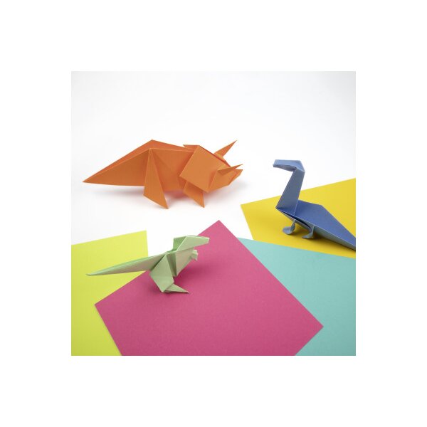 URSUS Faltbl&auml;tter Origam 13.8x13.8cm 22995599 Apart, 25 Farben 100 Blatt