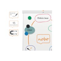 NOBO Flipchart PremiumPlus 70x100cm 1915702 grau, Mobil