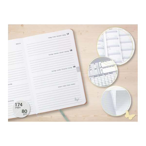 JOLIE Agenda Pure 2027 7J815 1S/2P fairy leaves ML A5