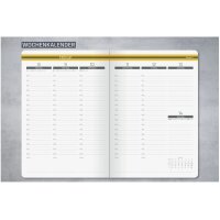 CONCEPTUM Cal. semainier Linescape 2027 L2707 1S/2P gris...