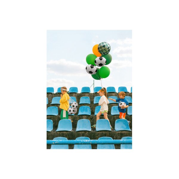 PARTYDECO Ballon en plastique 35x35cm FB293 Ballon de football
