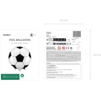 PARTYDECO Ballon en plastique 35x35cm FB293 Ballon de...