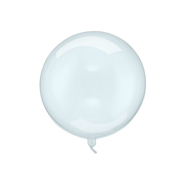 PARTYDECO Ballon 40cm ORB16-1-001 bleu transparent