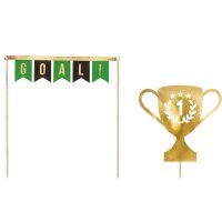 PARTYDECO Caketopper 15.5-20cm KPT54 Ballon, assortis 2...