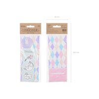 PARTYDECO Sachets pour bonbons TNS6 Licorne 6 pièces