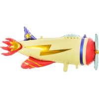 PARTYDECO Ballon en plastique 91x39cm FB108 Avion