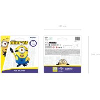 PARTYDECO Ballon en plastique 72x64cm FB328 Minion Mel