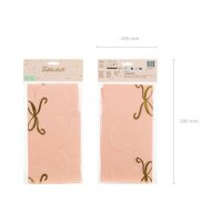 PARTYDECO Nappe 180x120cm OBP4 Noeuds rose