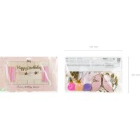 PARTYDECO 230x17.5cm GRL120 Licornes, assortiment
