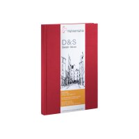 HAHNEMÜHLE Sketchbook D&S A4 hoch 10628294 rouge...