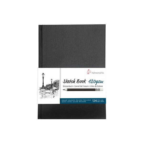 HAHNEMÜHLE Sketchbook A5 10628352 blanko, 120g 62 feuilles