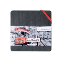 HAHNEMÜHLE Leporello ZigZag 5x5cm 10625005 blanc,...