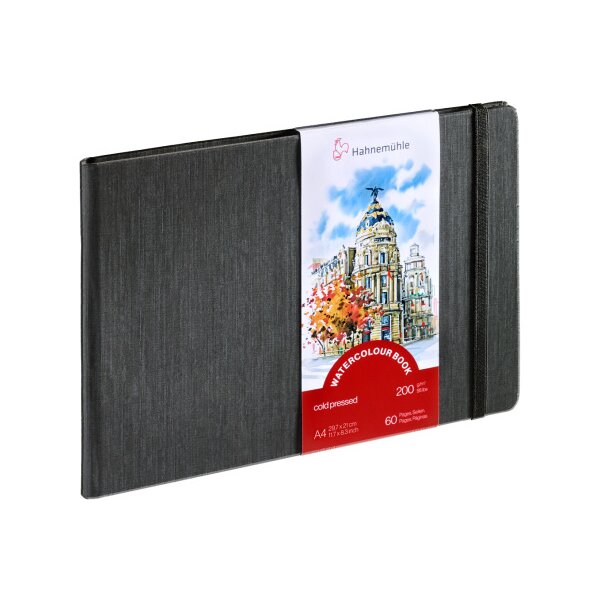 HAHNEMÜHLE Livre daquarelle A4 quer 10628812 blanc, 200g 30 feuilles