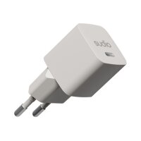 SUDIO USB-C GaN Wall Charger 25W P1EUWHT P1 EU, White