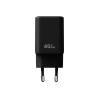 SUDIO USB-C GaN Wall Charger 45W P2EUBLK P2 EU, Black