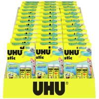 UHU Klebestift stic Spongebob, 2 x 8,2 g, 36er Display