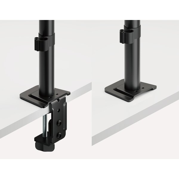 LogiLink Monitorhalterung, Arml&auml;nge: 376 mm, schwarz