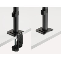 LogiLink Monitorhalterung, Armlänge: 376 mm, schwarz