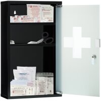 FIRST AID ONLY Erste-Hilfe-Schrank mit Glastür,...