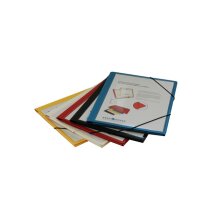 EROLA Gummibandmappe 650my A4 33299S gelb Pressspan mit...