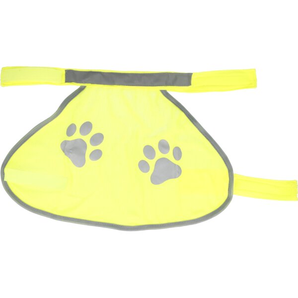 FIRST AID ONLY Hunde-Warnweste mit Pfoten-Print, gelb, M