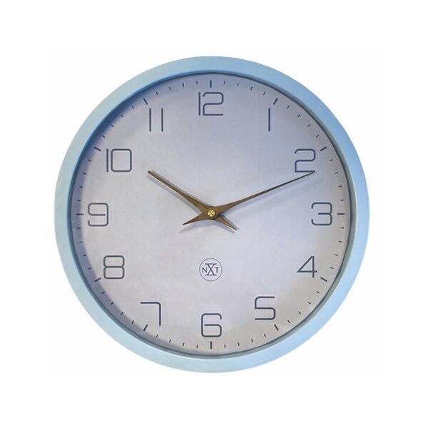 NEXTIME Horloge à quartz NXT ECO, diamètre: 300 mm, bleu