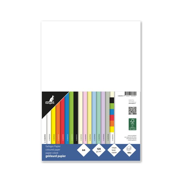 kangaro Multifunktionspapier, DIN A4, 120 g qm, grün