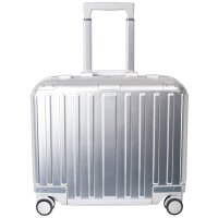 pavo Business-Overnighttrolley, Aluminium, silber