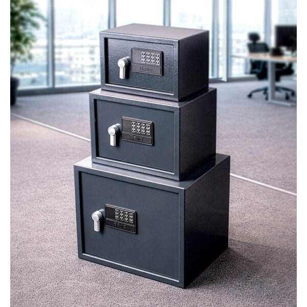 pavo Coffre-fort High Security, 80 litres, gris fonc&eacute;