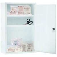 FIRST AID ONLY Erste-Hilfe-Schrank, Metall, weiss, unbestückt