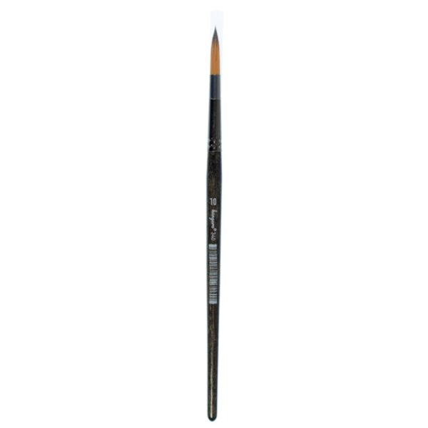 kangaro Haarpinsel 340, rund, Gr. 18, schwarz lackiert